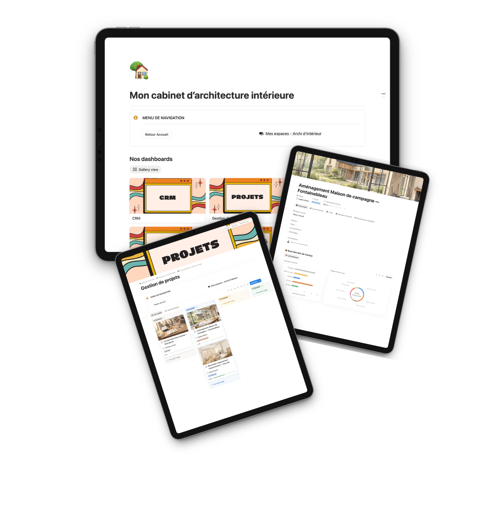 Template Notion pour architectes d'intérieur — Adrien Comtet